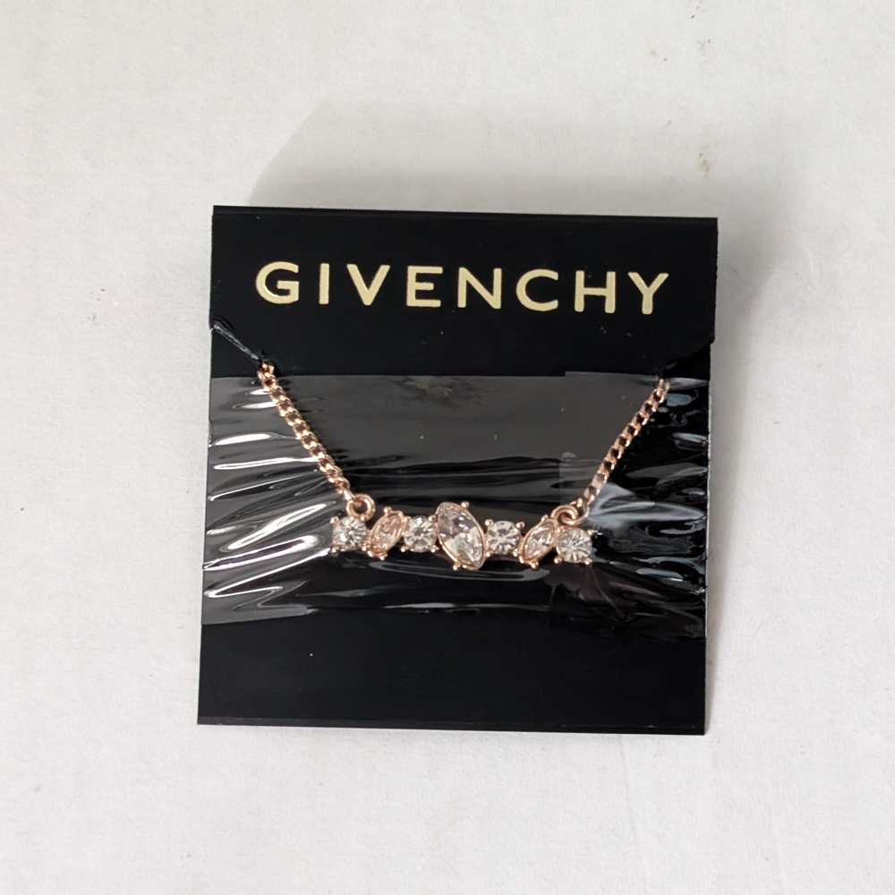 NWT Givenchy Rose Gold and Silver Women's Necklace